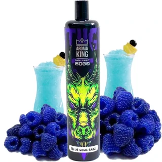 Безнікотинова Електронна Сигарета Aroma King Dark Knight Blue Sour Razz (Блу Сауер Разз) (5000 Затяжок)